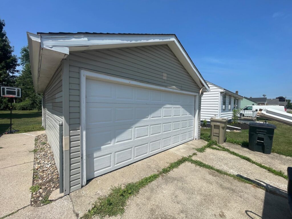 Outside Look New Garage Door Installation – South Bend, IN - After